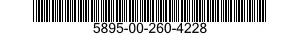 5895-00-260-4228  5895002604228 002604228