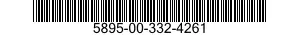 5895-00-332-4261  5895003324261 003324261