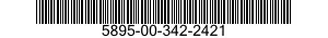 5895-00-342-2421 SCREW,CONTROL PANEL 5895003422421 003422421