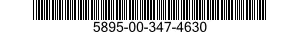 5895-00-347-4630 SUPPORT,RADIO RECEIVER 5895003474630 003474630