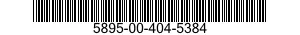 5895-00-404-5384  5895004045384 004045384