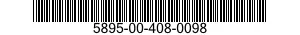 5895-00-408-0098  5895004080098 004080098