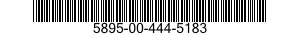 5895-00-444-5183  5895004445183 004445183