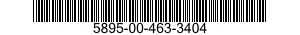 5895-00-463-3404  5895004633404 004633404