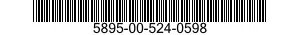 5895-00-524-0598  5895005240598 005240598