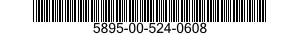 5895-00-524-0608  5895005240608 005240608