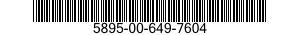 5895-00-649-7604  5895006497604 006497604