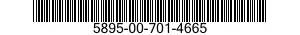 5895-00-701-4665  5895007014665 007014665