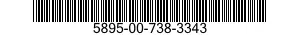 5895-00-738-3343  5895007383343 007383343