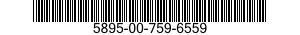 5895-00-759-6559  5895007596559 007596559