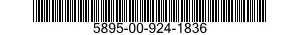 5895-00-924-1836  5895009241836 009241836