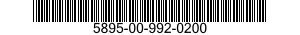 5895-00-992-0200  5895009920200 009920200