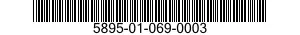 5895-01-069-0003 TRANSMITTER SUBASSEMBLY 5895010690003 010690003