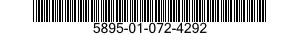 5895-01-072-4292 CONSOLE,COMMUNICATION CONTROL 5895010724292 010724292