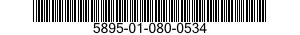 5895-01-080-0534  5895010800534 010800534