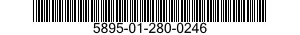 5895-01-280-0246 RECEIVER,RADIO 5895012800246 012800246