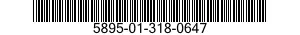 5895-01-318-0647 CODER,AUDIO FREQUENCY 5895013180647 013180647