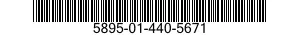 5895-01-440-5671 PANEL,SIGNAL DISTRIBUTION,RADIO 5895014405671 014405671