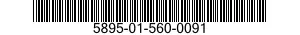 5895-01-560-0091 TAG,RADIO FREQUENCY IDENTIFICATI 5895015600091 015600091