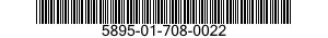 5895-01-708-0022 CHANNEL FILTER 5895017080022 017080022