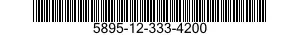 5895-12-333-4200 INDICATOR GROUP 5895123334200 123334200