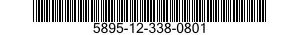 5895-12-338-0801 CONTROL,INTERROGATOR-TRANSPONDER SET 5895123380801 123380801