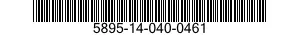 5895-14-040-0461  5895140400461 140400461