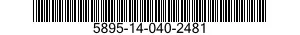 5895-14-040-2481 CAPOT EQUIPE 5895140402481 140402481