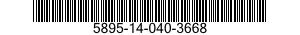 5895-14-040-3668  5895140403668 140403668
