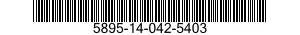 5895-14-042-5403  5895140425403 140425403