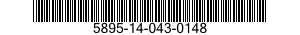 5895-14-043-0148 CONTROL,RECORDER 5895140430148 140430148