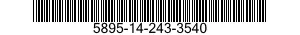 5895-14-243-3540 SWITCHING GROUP,AUDIO FREQUENCY 5895142433540 142433540