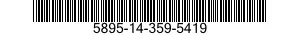 5895-14-359-5419 SWITCHING GROUP,AUDIO FREQUENCY 5895143595419 143595419