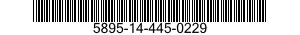 5895-14-445-0229 RECORDING SET,SIGNAL DATA 5895144450229 144450229