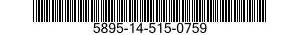 5895-14-515-0759 COMMUNICATION-IDENTIFICATION-NAVIGATION SUBSYSTEM 5895145150759 145150759
