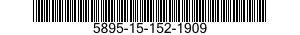 5895-15-152-1909 SUPPLEMENTARY EQUIPMENT,ELECTRONIC 5895151521909 151521909