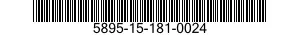 5895-15-181-0024 TRANSPONDER SET 5895151810024 151810024