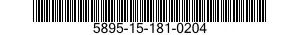 5895-15-181-0204 INTERFACE UNIT,COMMUNICATION EQUIPMENT 5895151810204 151810204