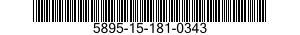 5895-15-181-0343 INTERCONNECTING CABINET 5895151810343 151810343