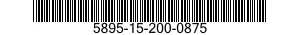 5895-15-200-0875 PANEL,MONITOR 5895152000875 152000875