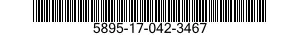5895-17-042-3467 CONTROL,TRANSPONDER SET 5895170423467 170423467