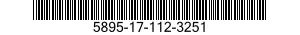 5895-17-112-3251 RECEIVER-TRANSMITTER,RADIO 5895171123251 171123251