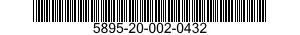 5895-20-002-0432 DETECTING SET SUBASSEMBLY,SUBMARINE 5895200020432 200020432