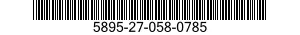 5895-27-058-0785 KAPAK 5895270580785 270580785