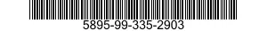5895-99-335-2903 CODE TIME AND FREQU 5895993352903 993352903