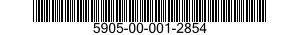 5905-00-001-2854 RESISTOR,VARIABLE,WIRE WOUND,NONPRECISION 5905000012854 000012854