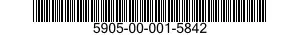 5905-00-001-5842 RESISTOR,VARIABLE,NONWIRE WOUND,NONPRECISION 5905000015842 000015842