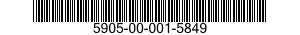 5905-00-001-5849 RESISTOR,VARIABLE,NONWIRE WOUND,NONPRECISION 5905000015849 000015849