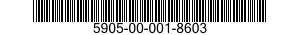 5905-00-001-8603 RESISTOR,VARIABLE,NONWIRE WOUND,NONPRECISION 5905000018603 000018603