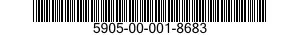 5905-00-001-8683 RESISTOR,VARIABLE,WIRE WOUND,NONPRECISION 5905000018683 000018683